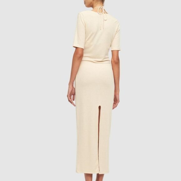 Lioness Field of Dreams Maxi Dress in Oatmeal Color Size Small - Picture 9 of 9